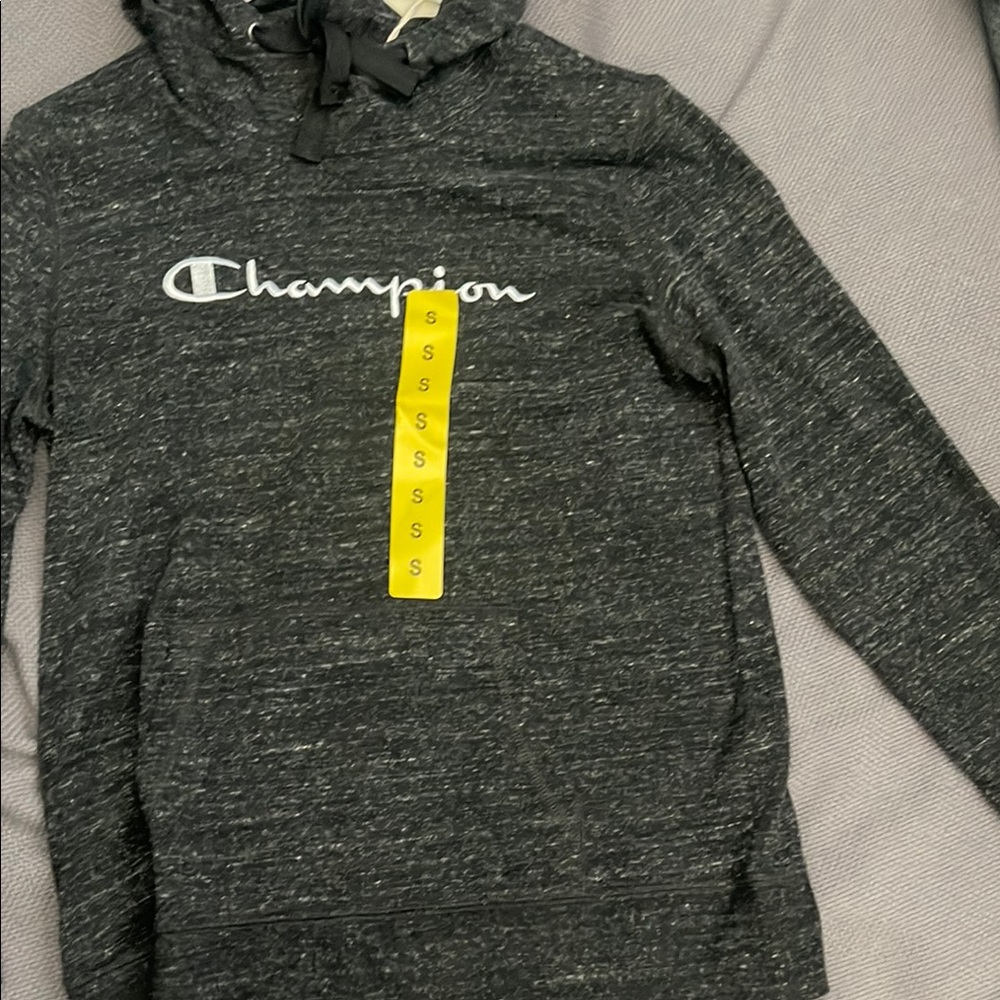 Champion Heathered Black Pullover
